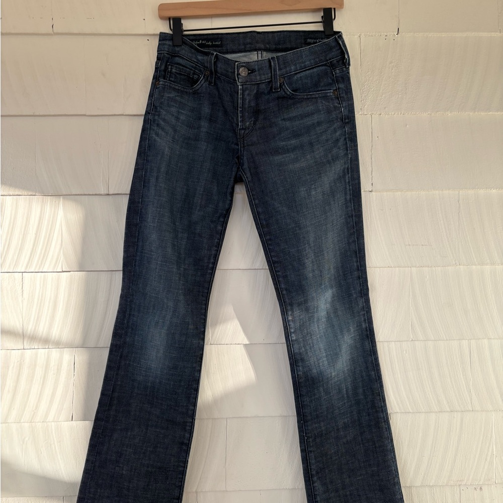 Citizens Of Humanity Dark Indigo Boot Cut Jeans